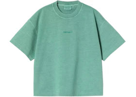 Carhartt WIP Women's S/S Benton T-Shirt Lily Garment Dyed - vue 360