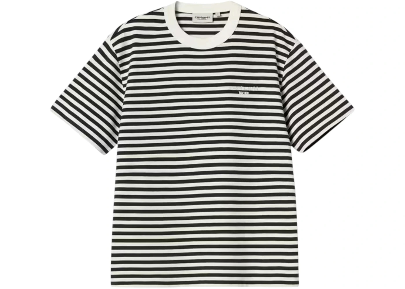 Carhartt WIP Women's S/S Ezra T-Shirt White/Black - vue secondaire A