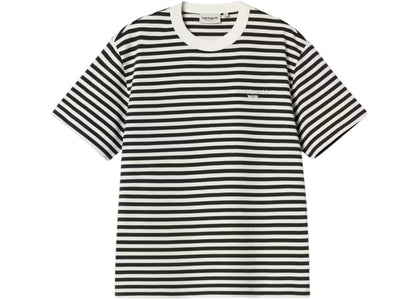 Carhartt WIP Women's S/S Ezra T-Shirt White/Black - apparel view 2