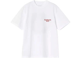 Carhartt WIP Women's S/S Spoiled T-Shirt White - vue 360
