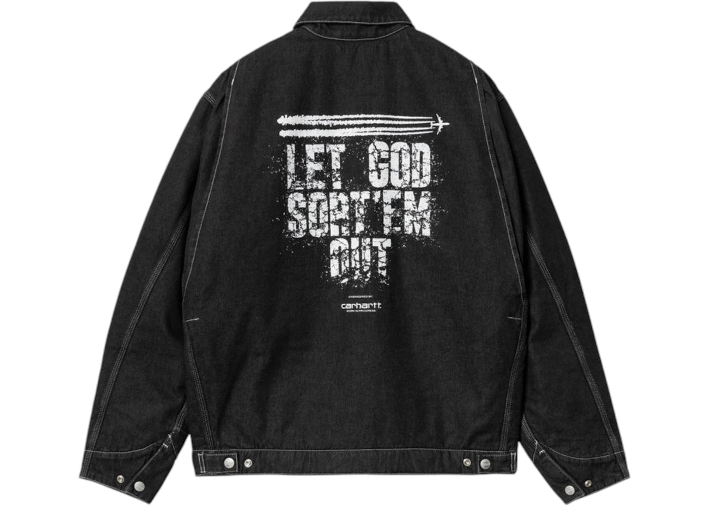 Carhartt WIP x Clipse OG Detroit Jacket Black - vue secondaire A
