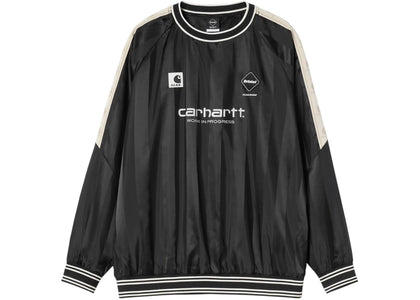 Carhartt WIP x F.C.R.B Warm Up Piste L/S T-shirt Black - apparel view 2