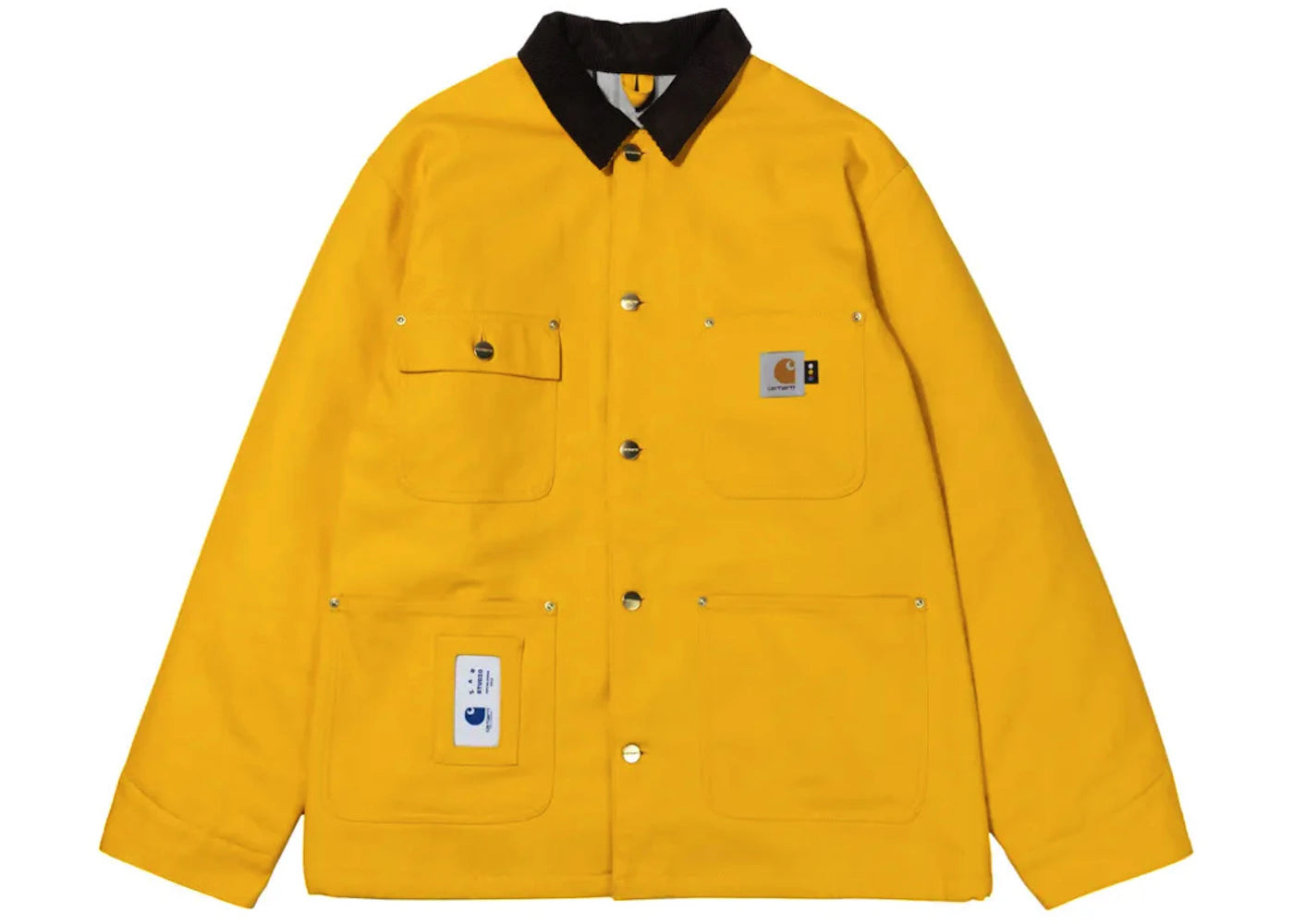 Carhartt WIP x IAB Studio OG Chore Coat Yellow - vue secondaire A