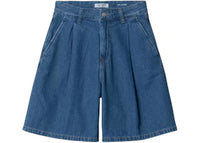 Carhartt Women's Alta Short Blue Dark Used Wash