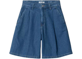 Carhartt Women's Alta Short Blue Dark Used Wash
