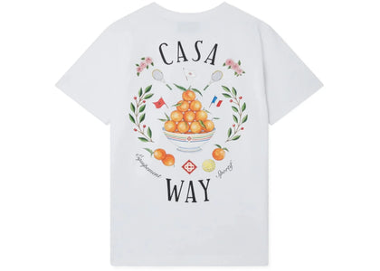 Casablanca Casa Way T-shirt White - apparel view 2