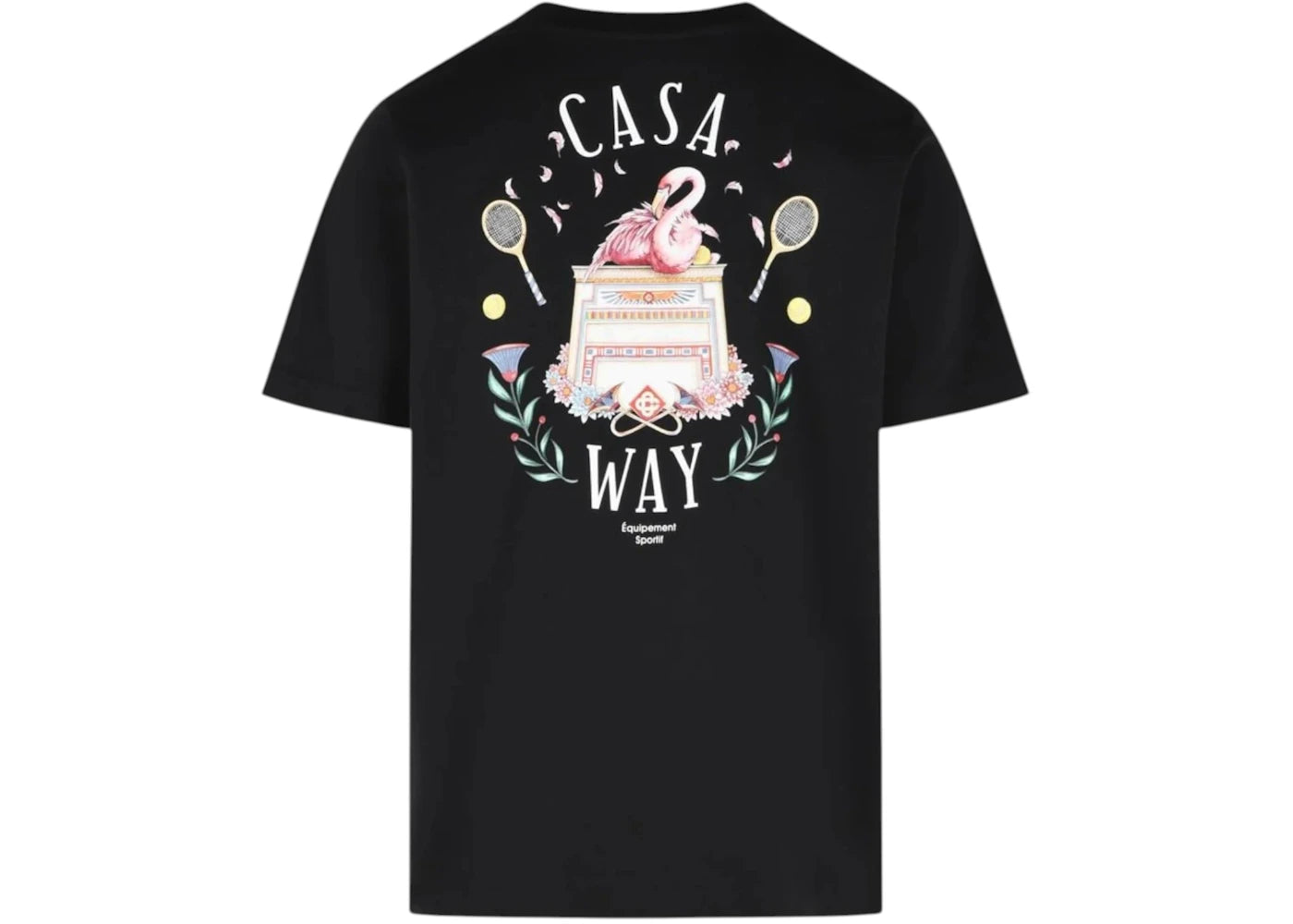 Casablanca Classic Casaway Tee Black - vue secondaire B