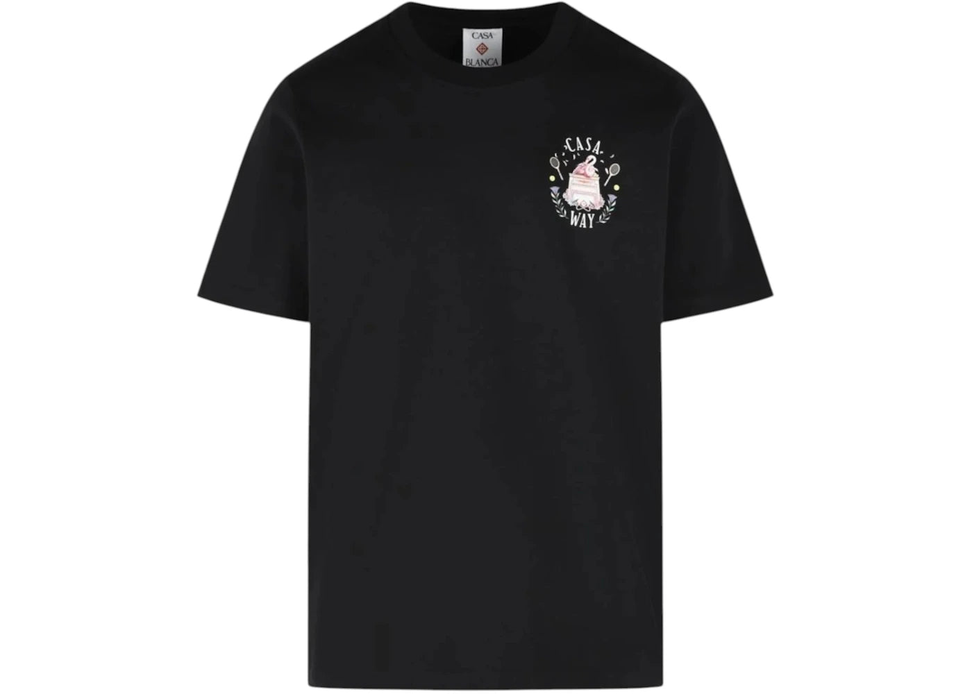 Casablanca Classic Casaway Tee Black - vue secondaire A