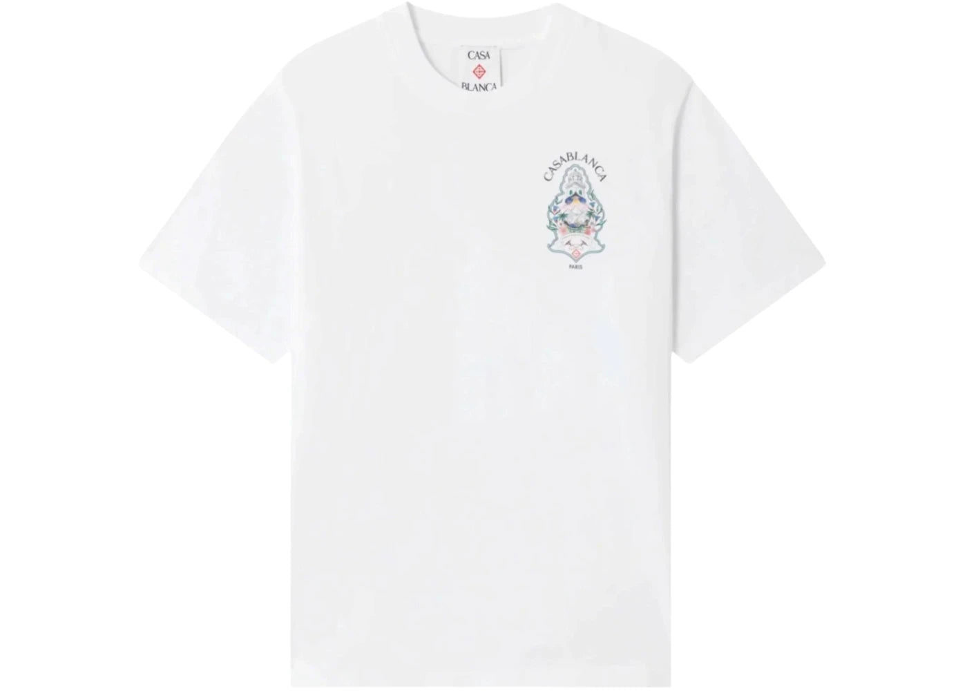 Casablanca Classic Hotel Emblem Tee White - vue secondaire A