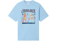 Casablanca Classic Tennis Match Tee Blue