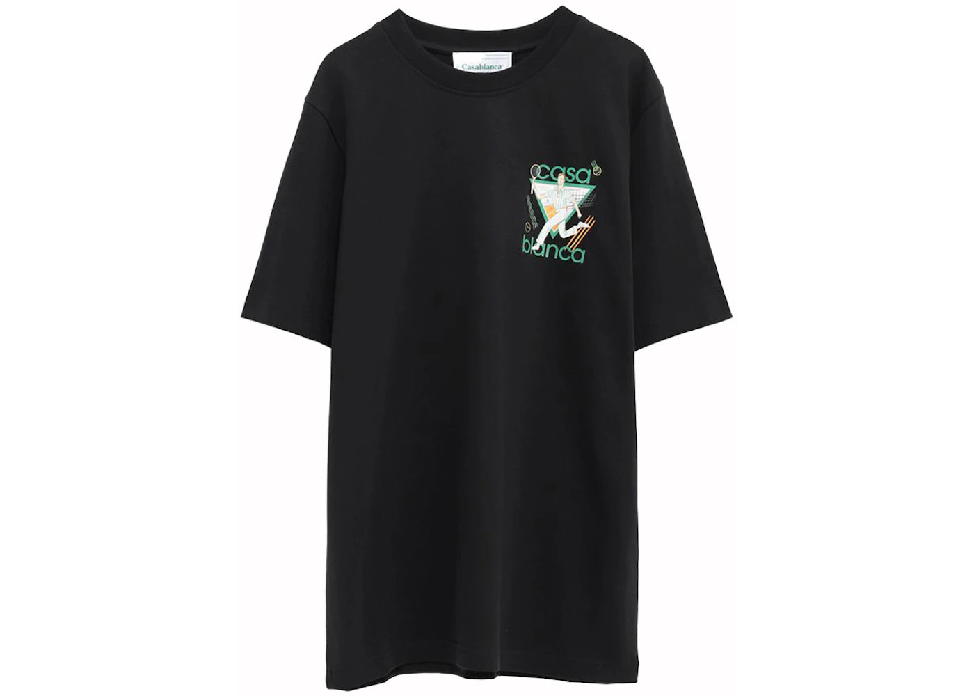 Casablanca Le Jeu T-Shirt Black - vue secondaire A