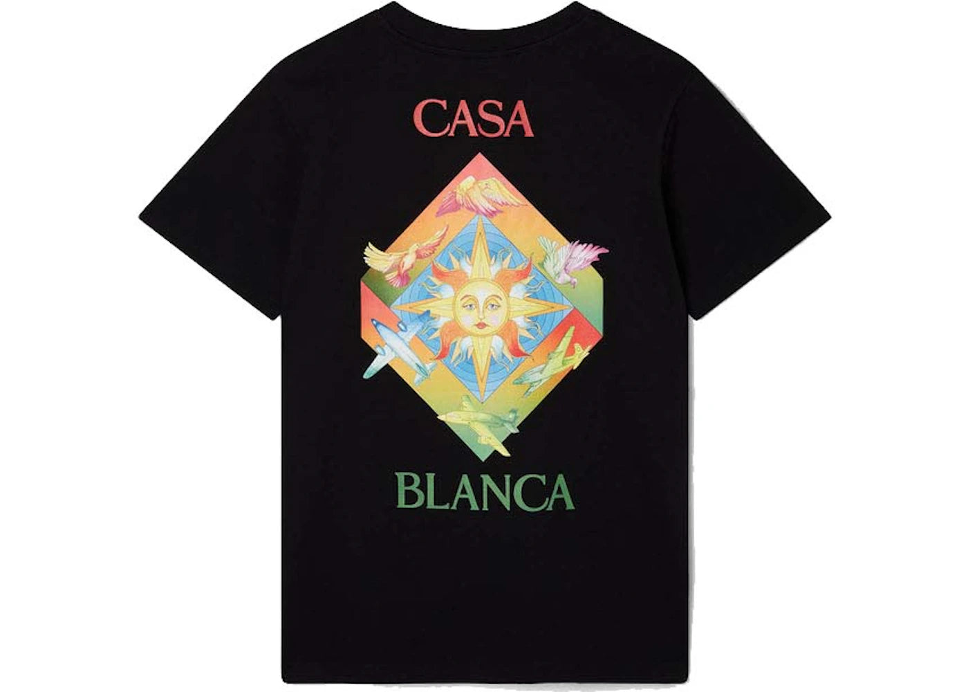 Casablanca Les Elements T-shirt Black - vue secondaire A