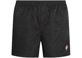 Casablanca Printed Swim Shorts Black - vue 360