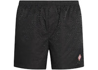 Casablanca Printed Swim Shorts Black