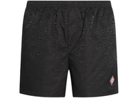 Casablanca Printed Swim Shorts Black