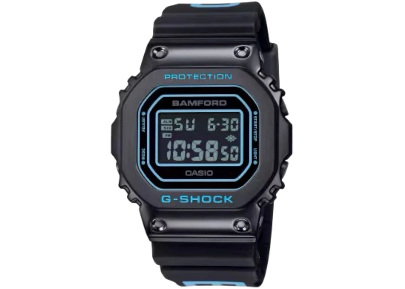 Casio G-Shock Digital BAMFORD GM-5600BWD-1 - vue secondaire A
