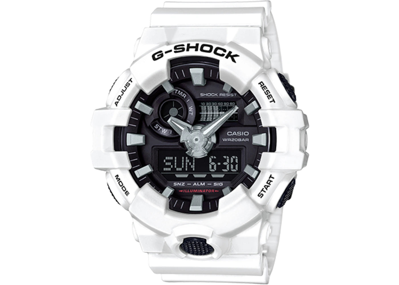 Casio G-Shock GA700-7A - vue 360