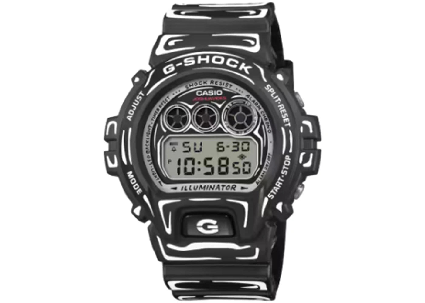Casio G-Shock x Joshua Vides DW-6900JV-1/DW-6900JV-1JR - vue 360
