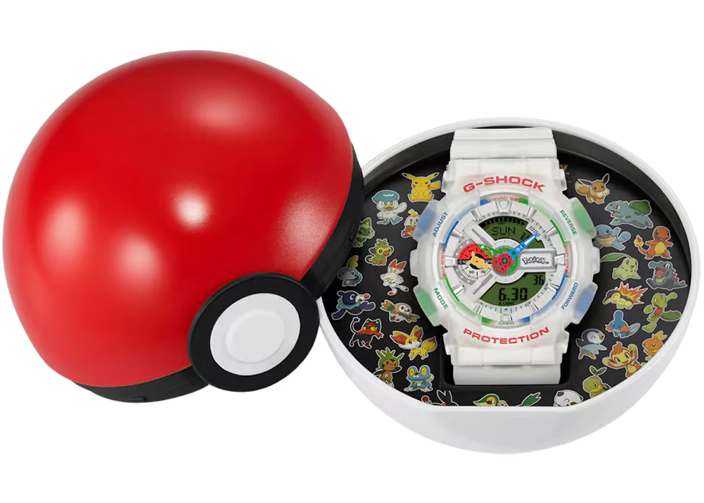 Casio G-Shock x Pokemon 30th Anniversary GA-110PKM-7A - vue secondaire A