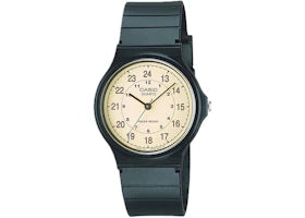 Casio Men's Classic Analog Watch with Gold Dial MQ-24-9B - vue 360
