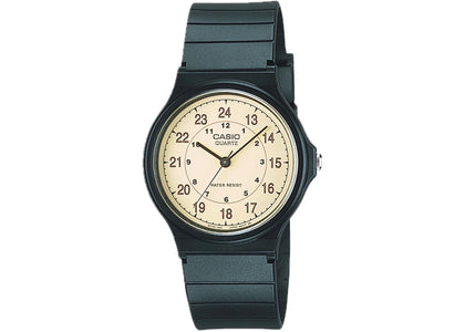 Casio Men's Classic Analog Watch with Gold Dial MQ-24-9B - product view 2