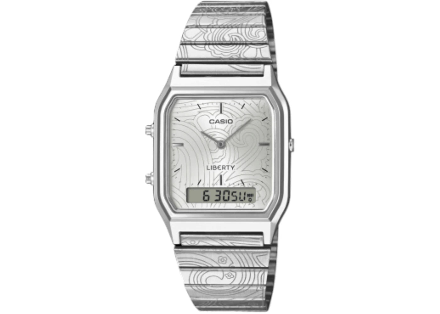 Casio Vintage Liberty collaboration model AQ-230ELT-7A - vue 360