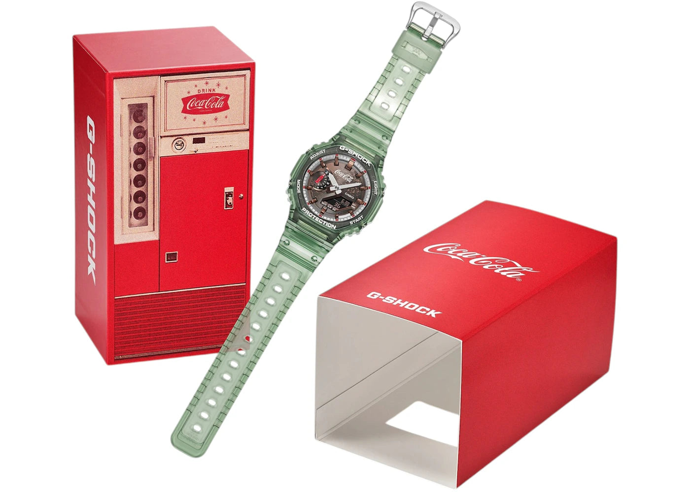 Casio x Coca Cola G-Shock Analog Digital 2100 Series GA-2100CC-3A - vue secondaire B