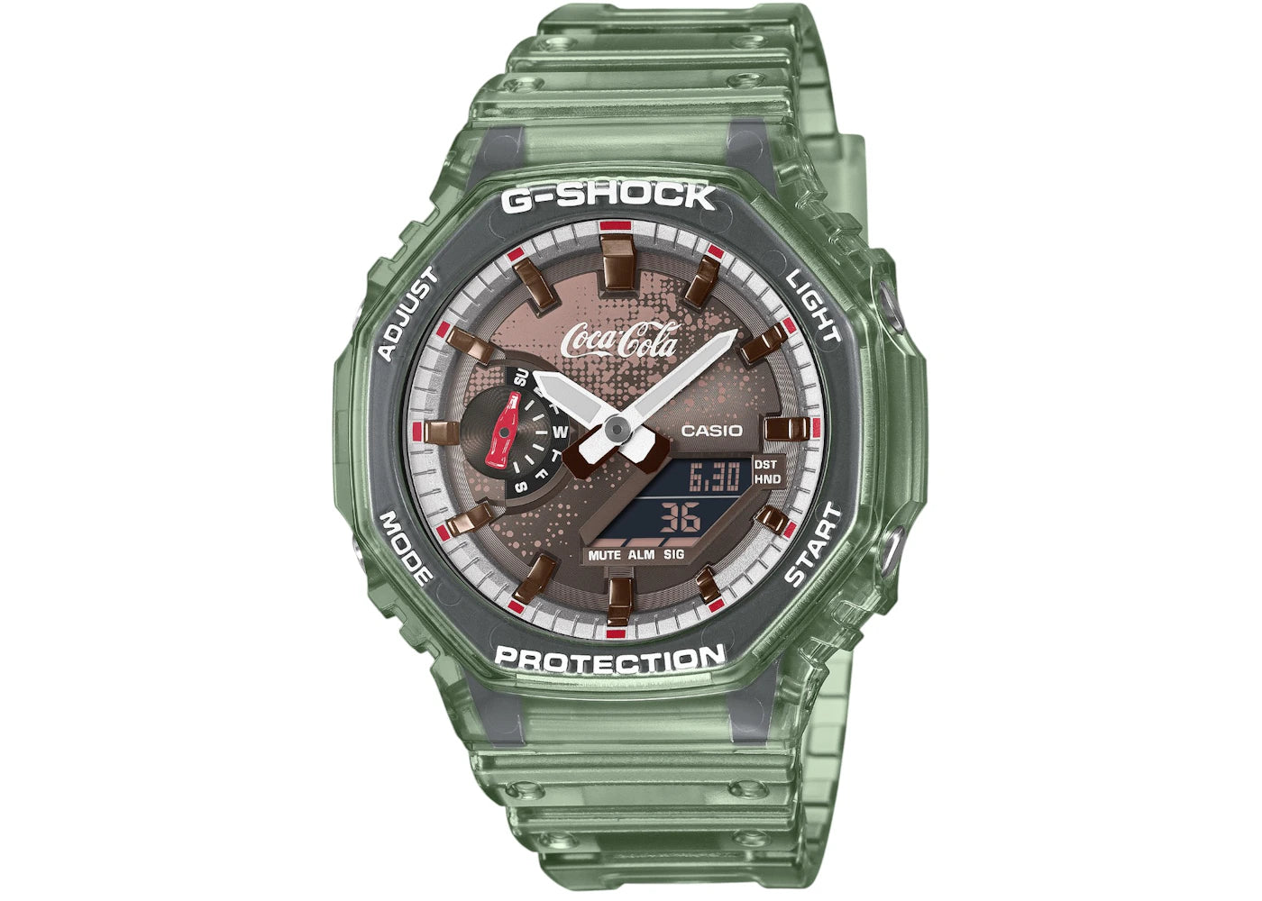 Casio x Coca Cola G-Shock Analog Digital 2100 Series GA-2100CC-3A - vue secondaire A