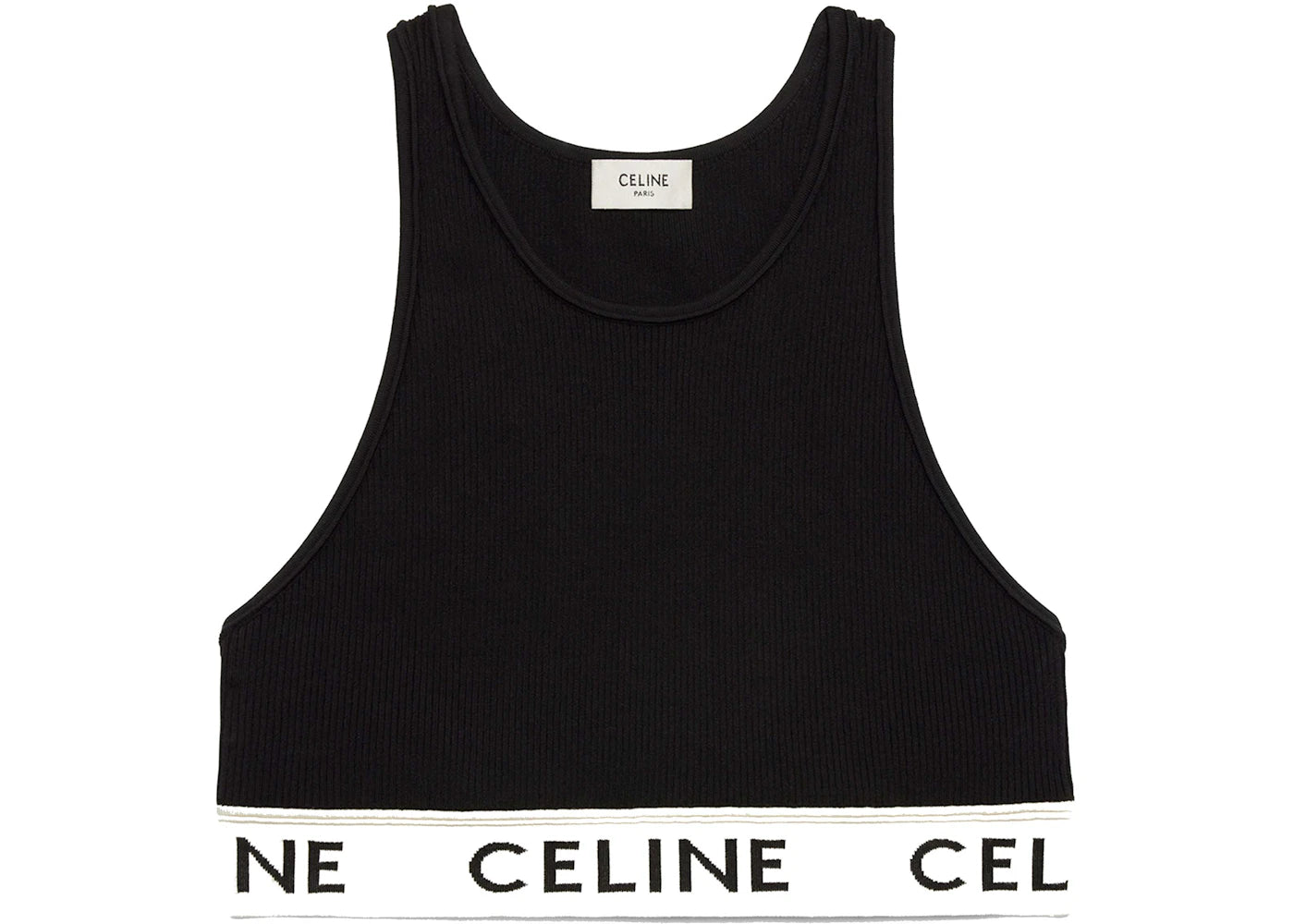 Celine Athletic Knit Sports Black/Cream - vue secondaire A