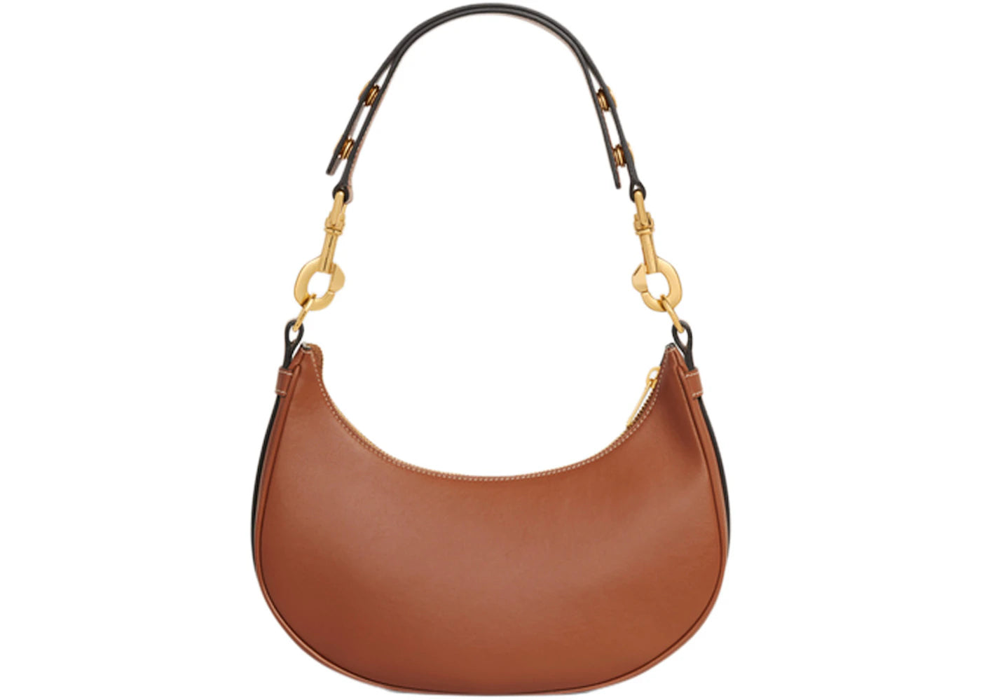 Celine Ava Schultertasche (mittelgroß) aus Textil mit Celine-Allover-Print, Farbe Natur/Hellbraun - vue secondaire B