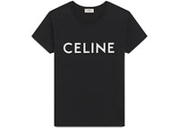 Celine Cotton T-shirt Black/White