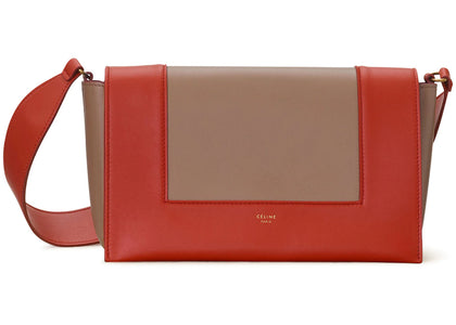 Celine Frame Medium Fox Red/Tan - authentic Celine product