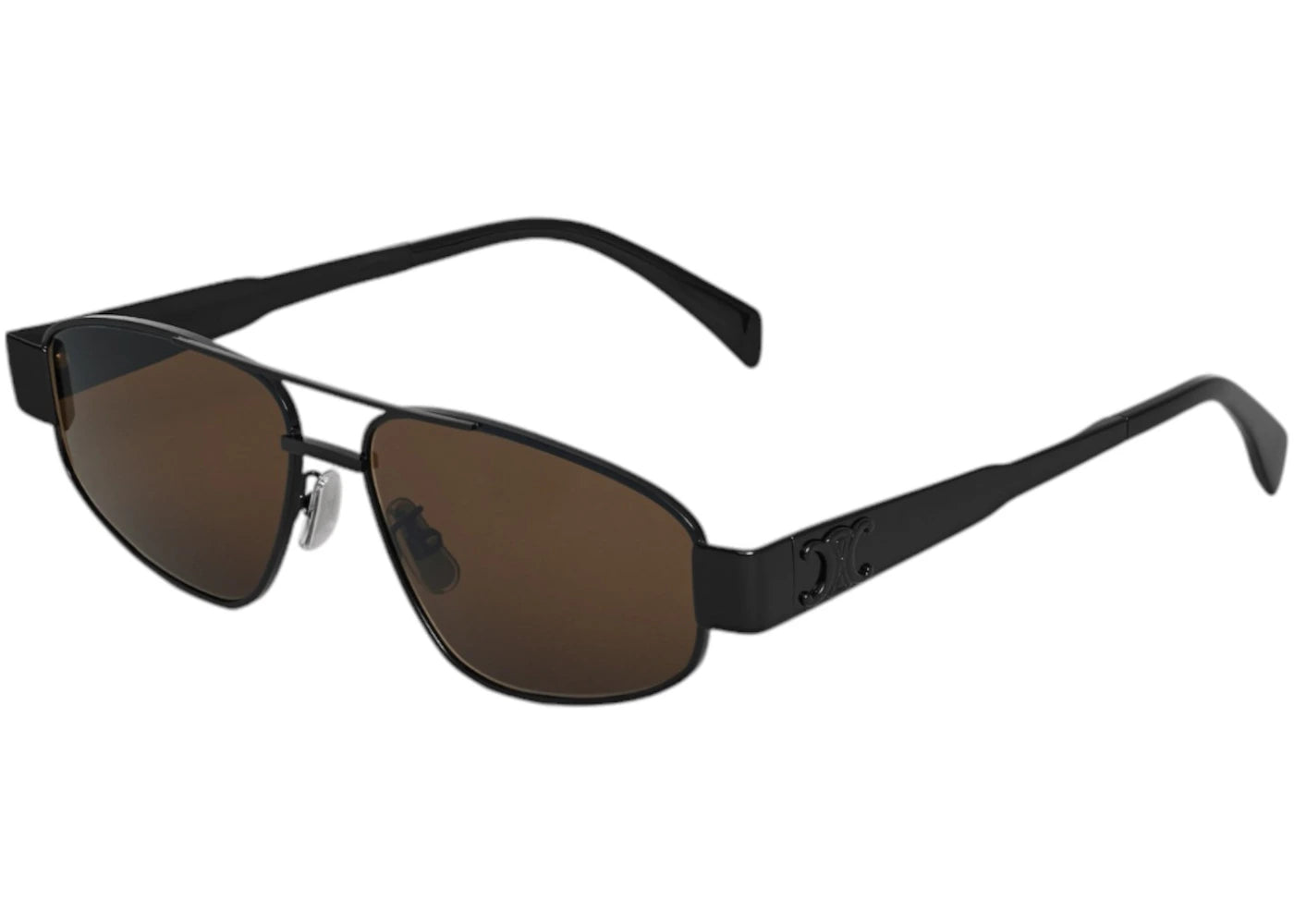 Celine Sunglasses Triomphe Metal 03 Black/Brown - vue secondaire A