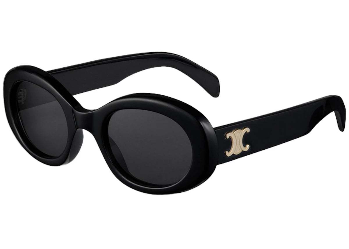 Celine Triomphe 01 Sunglasses Black (4S194CPLB.38NO) - vue 360