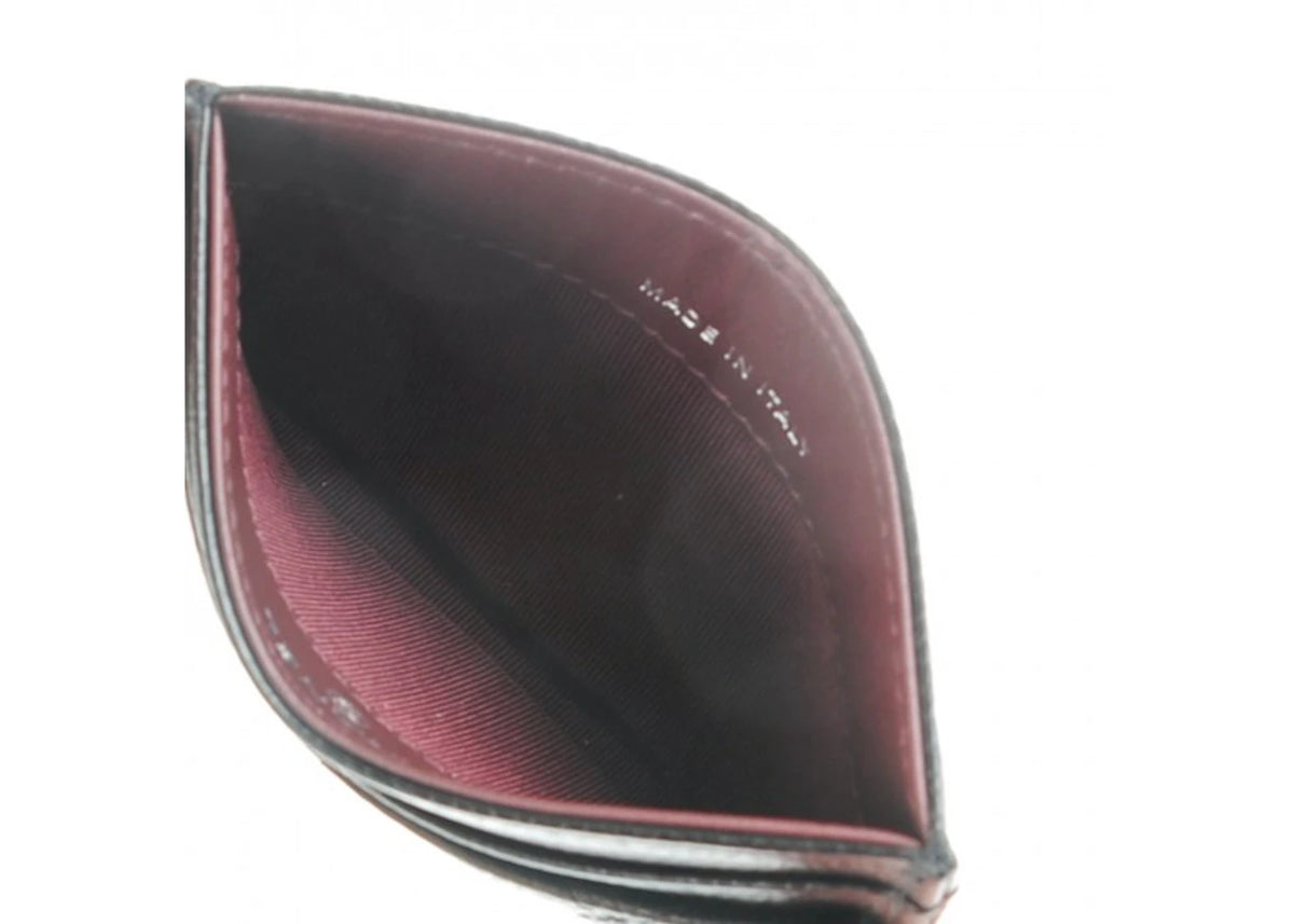 Chanel Quilted Caviar Card Holder Silver-tone Black - vue secondaire B