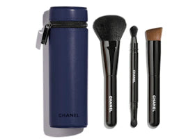 Chanel Codes Couleur Limited-Edition Collection of 3 Essential Brushes 127 - FUGUEUSE - authentic Chanel product