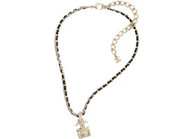 Chanel Necklace Gold/Black/Crystal (ABB548 B14173 NR627) - authentic Chanel product