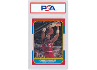 Charles Barkley 1986 Fleer Rookie #7 (PSA or BGS Graded)