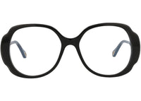 Chloe Round-Frame Recycled Acetate Sunglasses Black Black Transparent (CH0196S-30014696-001)