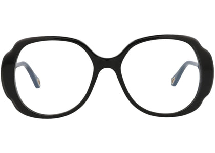 Chloe Round-Frame Recycled Acetate Sunglasses Black Black Transparent (CH0196S-30014696-001) - authentic Chloe product
