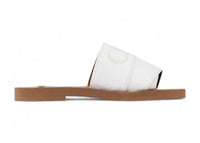 Chloe Woody Flat Mule Snow White (Women's)