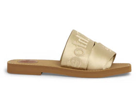 Chloe Woody Mule Beige Brown (Women's)