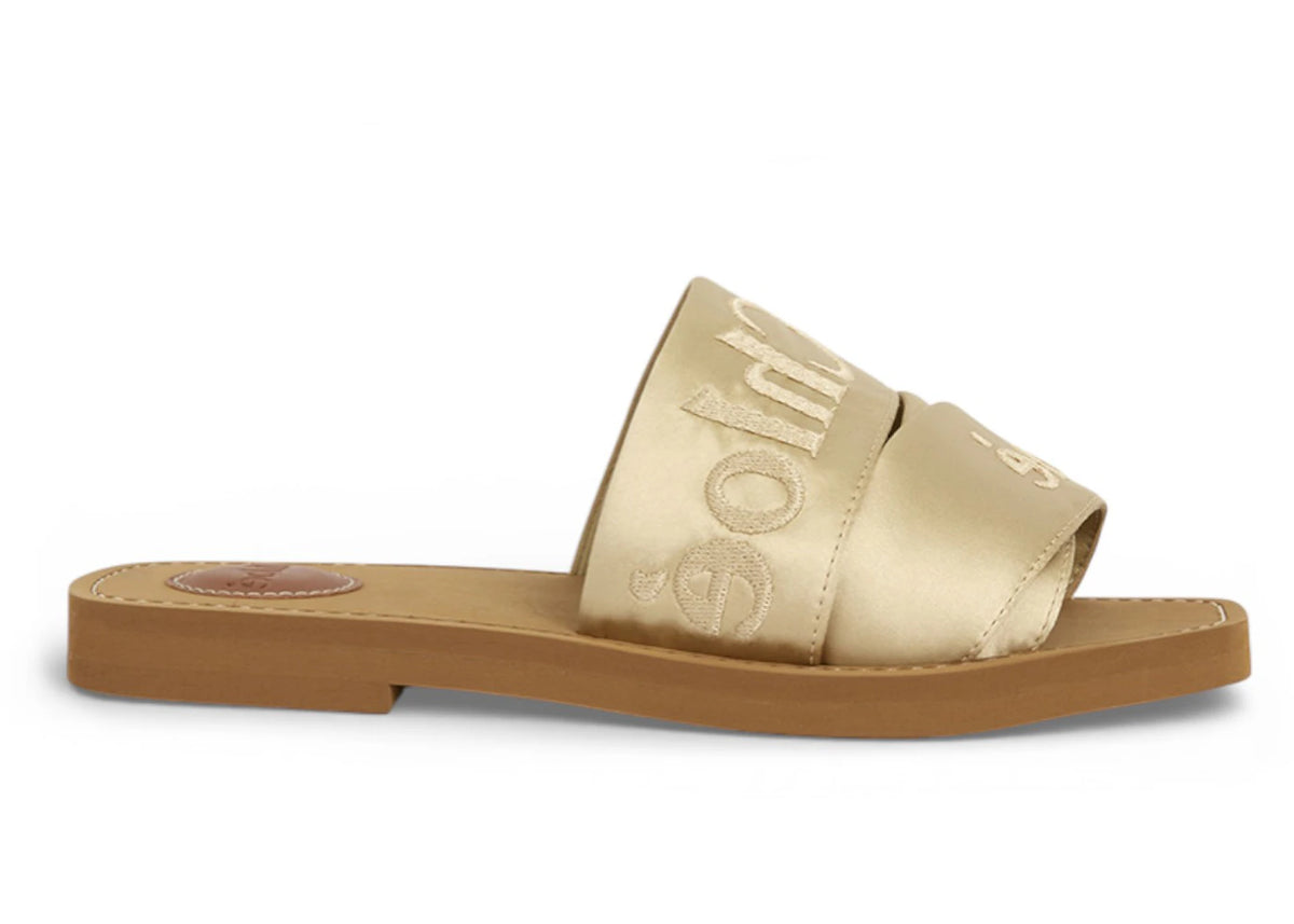 Chloe Woody Mule Beige Brown (Women's) - vue secondaire A
