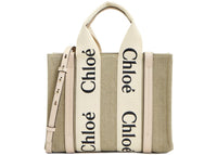 Chloe Woody Small Tote Beige