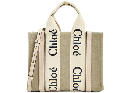 Chloe Woody Small Tote Beige - authentic Chloe product