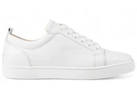 Christian Louboutin Louis Junior White Calf Leather