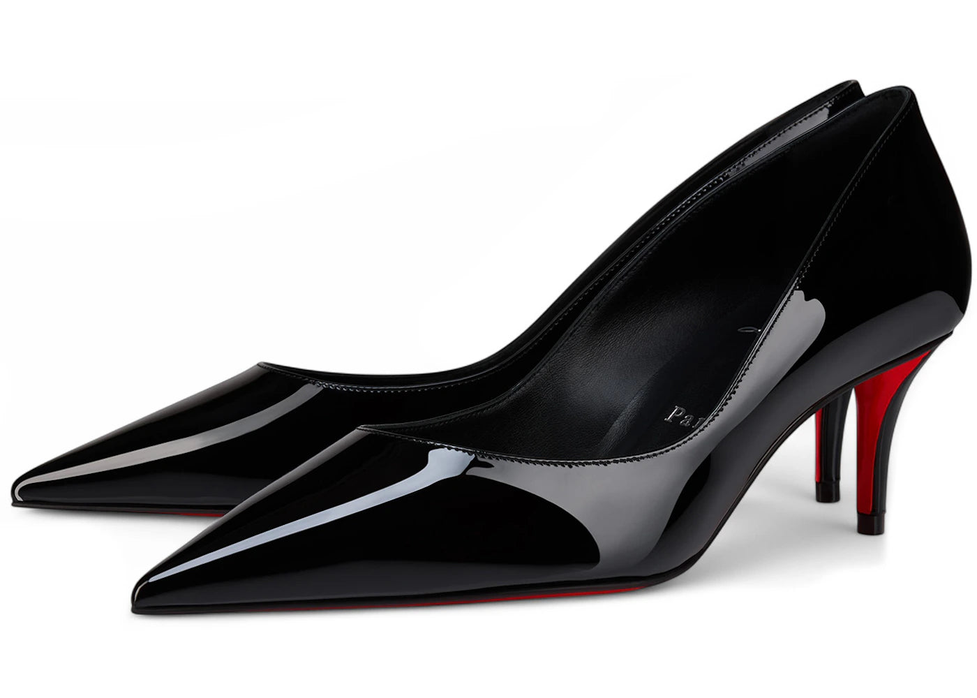 Christian Louboutin Miss Z 60mm Pump Black Patent Calf Leather - vue secondaire A