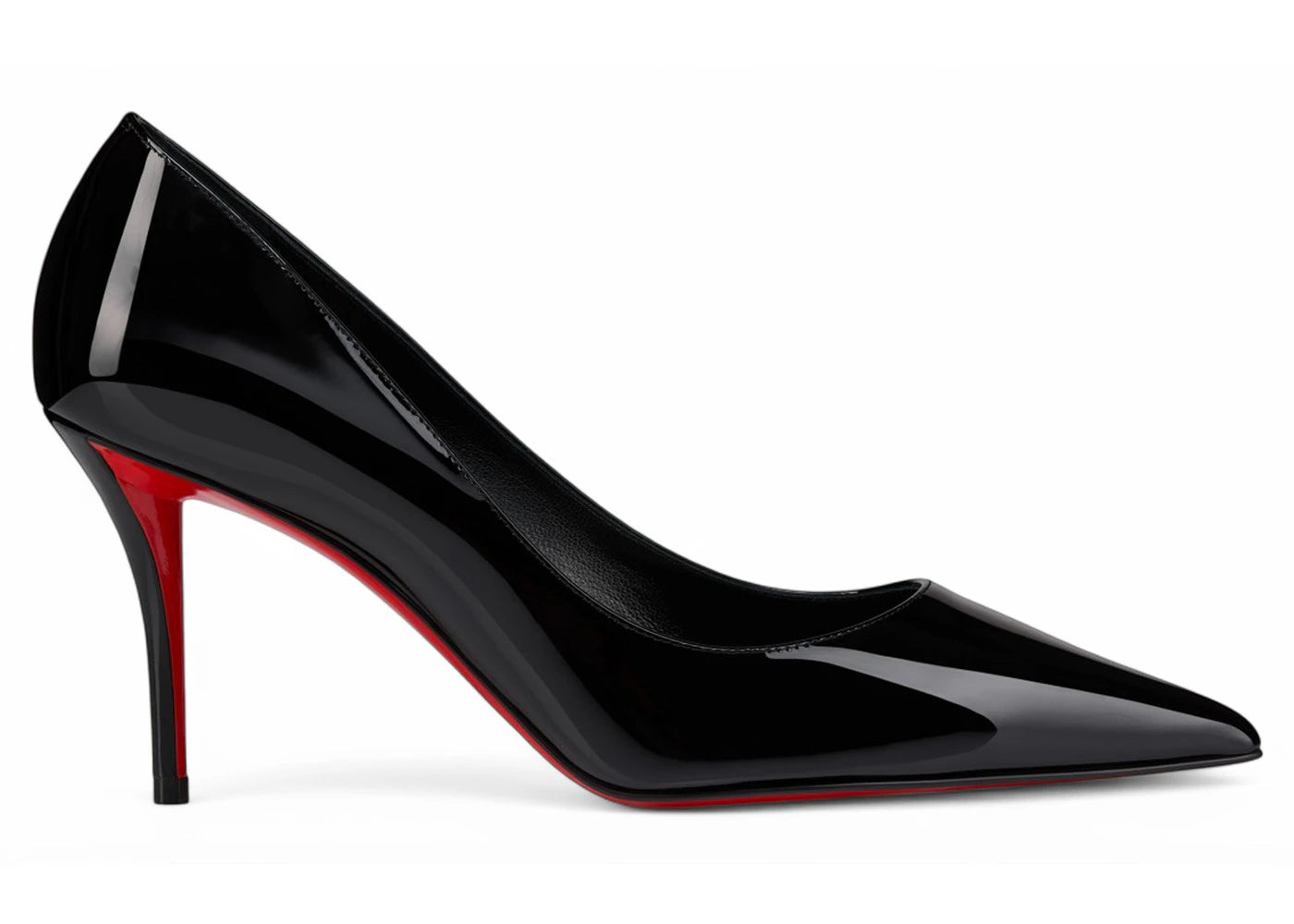 Christian Louboutin Miss Z 80mm Pump Black Patent Calf Leather - vue secondaire A