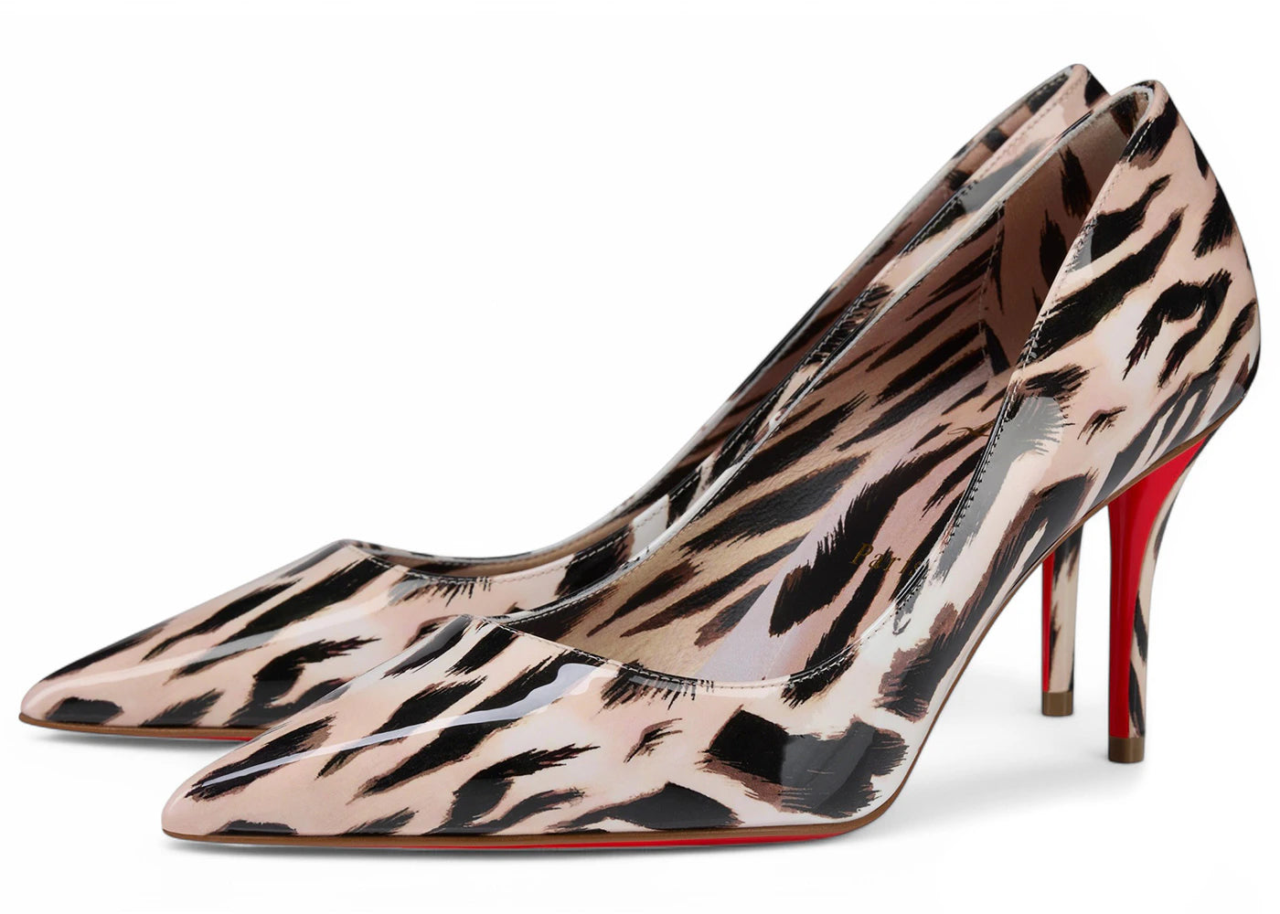 Christian Louboutin Miss Z 80mm Pump Gigi Printed Patent Calf Leather - vue secondaire A