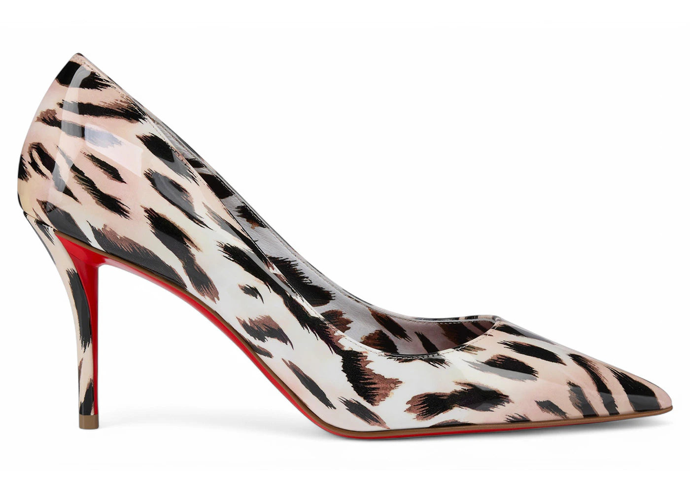 Christian Louboutin Miss Z 80mm Pump Gigi Printed Patent Calf Leather - vue 360